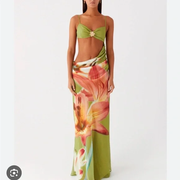 *ISO* Peppermayo Tropic Rush Cut Out Maxi Dress - Picture 1 of 1